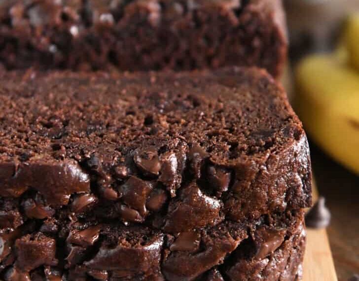 Chocolate Sour Cream Banana Bread