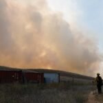 Bain fire injures 4 in Riverside County; civilian drones interfere with firefighting aircraft