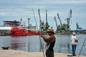 Ship from Colombia laden with food and other goods docks in Cuba to help ease crises