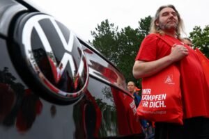 Volkswagen sales plunge as German automaker…