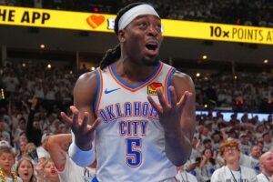 Dort going from Thunder to Hawks, Risacher going…