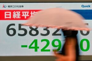 Asian stocks are mixed after Wall Street losses…